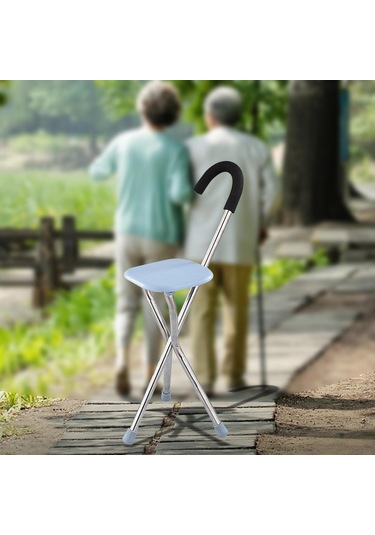 Suntek Katlanır Baston Koltuk Gri