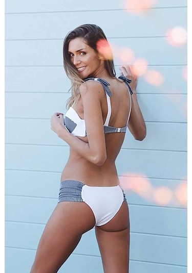 Angelsin Özel Tasarım Desenli Bikini Takım