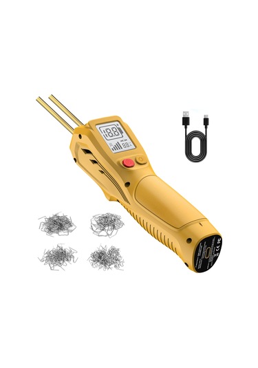 Yaozixa Kablosuz Plastik Kaynak Makinesi - Lcd Ekranlı, Pil Li-poly İle, Hızlı Isıtma, Çeşitli Tamir İşlemleri İçin Sarı