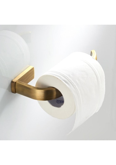 Homyl Pirinç Tuvalet Kağıdı Havluluk Banyo Rulo Doku Depolama Bronz
