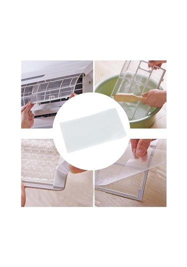 Homyl 10 Klima Çıkış Filtresi Örgü Dokunmamış Kumaş Beyaz