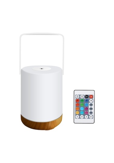 Novahub Led Gece Lambası Usb Şarj Edilebilir Rgb Renk Ve Sıcak Beyaz Aydınlatma Lambası Taşınabilir Saplı Bebek Çocuk Odası Yatak Odası İçin, Ergonomik Tasarım Diğer