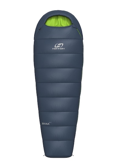 Hannah Bivak 240 Uyku Tulumu - Sağ Midnight Navy/lime Green 001