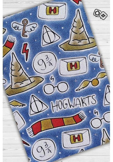Homshtag Sihir Okulu Harry Potter Desenli Halı Çok Renkli Halı Çok Renkli