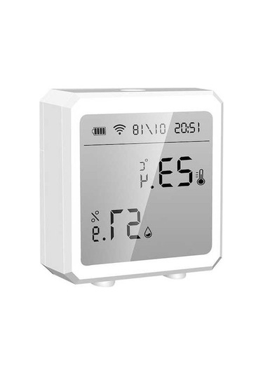 Ebitda Wi-fi Sıcaklık Ve Nem Ölçer, Akıllı Ev Ekipmanı, Beyaz Graffiti Sensör