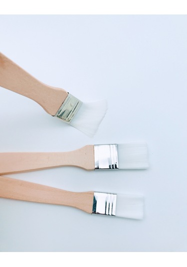 Hannah Bomeijia 3lü Zemin Fırçası Beyaz Kıl Fırça