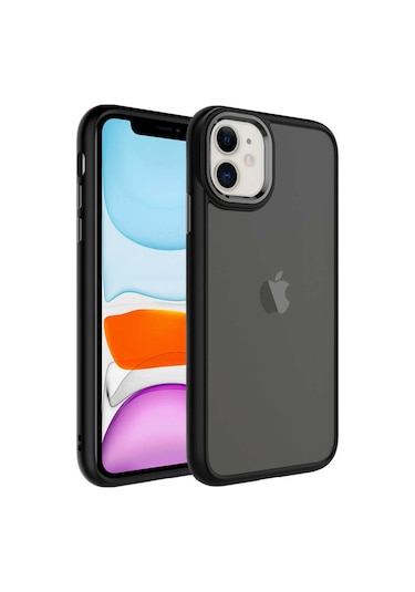 iPhone Uyumlu 11 Kilif Zore May Arka Yüzey Buzlu Kilif 563339287