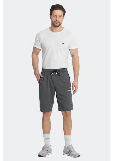 Slazenger NAGI Erkek Cepli Koyu Gri Şort