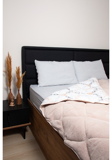 Çift Taraflı Wellsoft Lüks Yorgan Bej