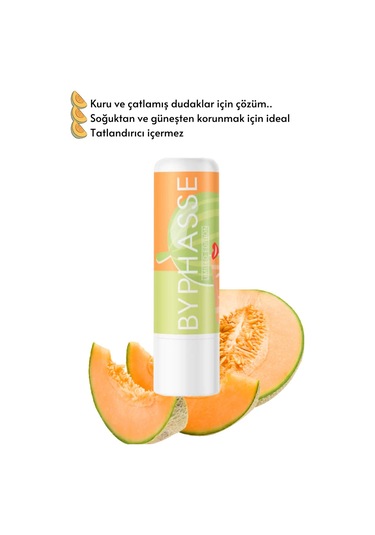 Byphasse Kavun Aromalı Nemlendirici Dudak Bakım Kremi 4.8 G
