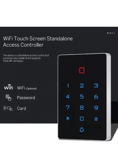 Electrima Wıfı Tuya Akıllı Şifreli Kapı Kilidi Ip68 Su Geçirmez