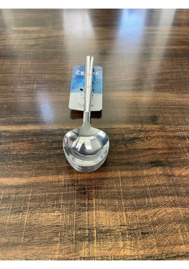 Enashop Paslanmaz Çelik Yemek Kaşığı Seti 6 Adet Klasik Düz Model Inox