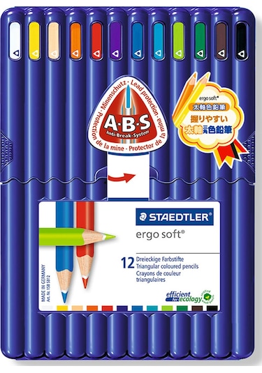 Staedtler Ergo Soft Kuruboya Kalemi 12 Li