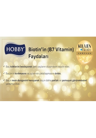 Hobby Şampuan Kolajen Mentol Kepekli Saç 480 Ml X 6 Adet