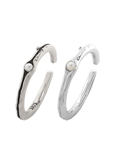 Soulader S925 Ayar Gümüş Zarif Işık Lüks Minimalist Nişan Yüzüğü Kadın Hipoalerjenik Özel Tasarım Siyah