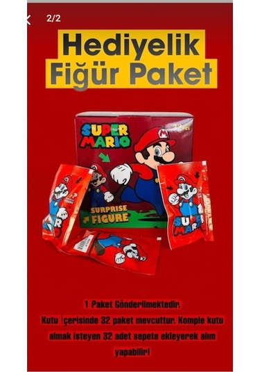 Super Marıo Hediyelik Fiğür Paket 1 Adet