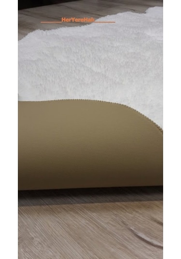 Doğuş Tavşan Tüyü Beyaz Post Halı 80 x 300 Cm