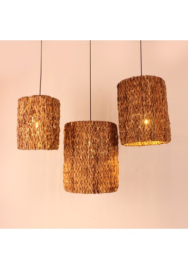 Alanya Doğal Abaka 42x55 Cm Avize Bej