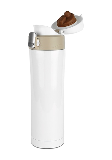 Çelik Termos Bardak 500 ML Kilitli Thermos Mug Kupa Araç Termos C