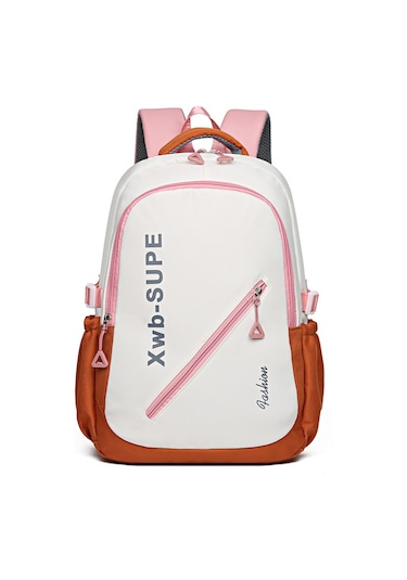 Backpack For Junior High School Students Cute Schoolbag Travel Bag Pink Pembe