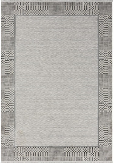Çam Halı Gusto 904 Gri Seyran Halı Modern Desen Makine Halısı