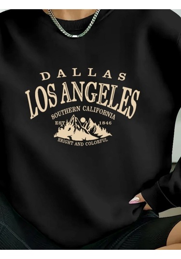 Kadın Uzun Kollu Bisiklet Yaka Viskon Iki Iplik Bluz Antrasit Melanj