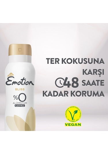 Emotion Bliss Kadın Sprey Deodorant 6 x 200 ML