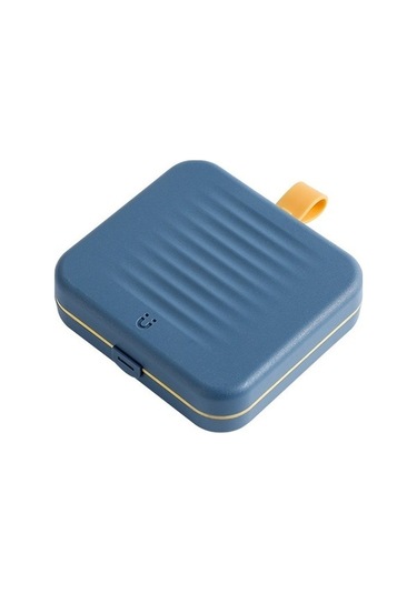 Flybuy Manyetik Dikiş Kutusu Seti - 21 Adet Araç - Ev/küçük - Mavi - 12.3x11x3.3 Cm Evde Kullanım İçin Mükemmel Dikiş Aleti Saklama Çözümü