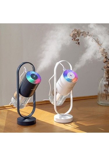 Agoodshop 200 Ml Sessiz Nano Sis Gece Işığı Nemlendirici - Renkli Işıklarla Romantik Atmosfer - Beyaz, Pembe, Lacivert, Açık Mavi