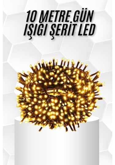 10 Metre Led Işık Gün Işığı Her Ortama Uygun Ampüllü - Lisinya Çok Renkli 48933950