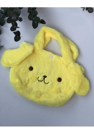 Kawai Sanrio Pompompurin Peluş El Çantası -1137 Altın