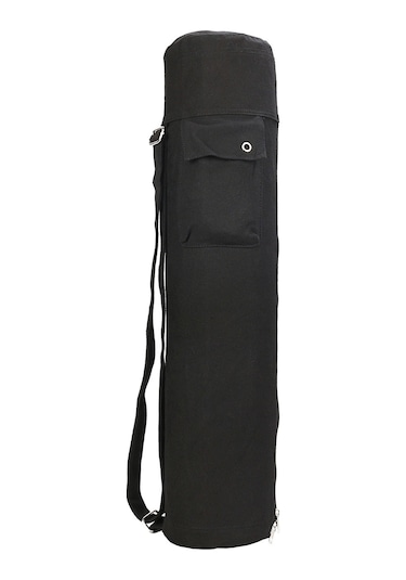 Ranyeek Kanvas Matara Taşıma Çantası - Çok Amaçlı Yoga Aletleri Çantası 69 16 16cm, 300g Siyah