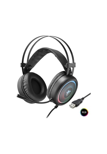 Büro Ev Ofis si İçin Siyah 7.1 Usb Rgb Siyah Kulaklık