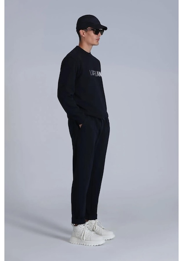 Lufian Luther Erkek Sweatshirt Lacivert 001