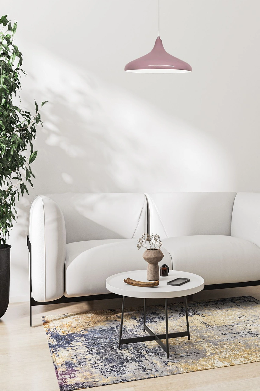 Champion Lila Tekli Avize Kafe Iç Mekan Salon Oturma Odası Mutfak Yatak Odası Sarkıt Modeli Lila