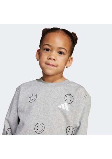 adidas X Smileyworld Çocuk Gri Eşofman Takımı Jn2158 Gri