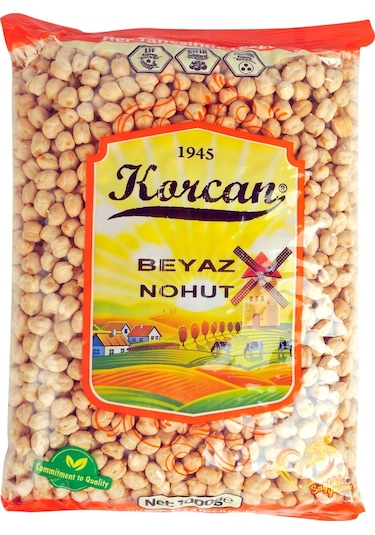 Korcan Beyaz Nohut 8 MM 2 x 1 KG