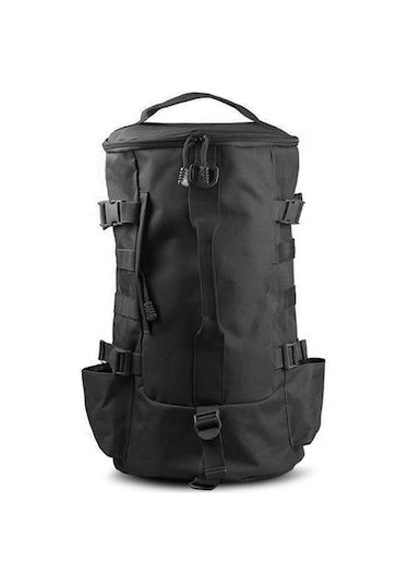 Çok Fonksiyonlu Büyük Kapasiteli Balıkçılık Sırt Çantası Siyah