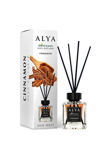 Alya Nature's Scents Cinnamon  + Melon + Lilly Of The Valley Bambu Çubuklu Oda Kokusu 3 x 100 ML 