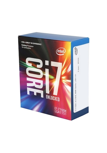 Intel Core i7-7700K 4.2 GHz LGA1151 8 MB Cache 91 W Box İşlemci