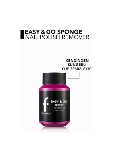 Flormar Easy & Go Kendinden Süngerli Pratik Oje Temizleyici 75 ML