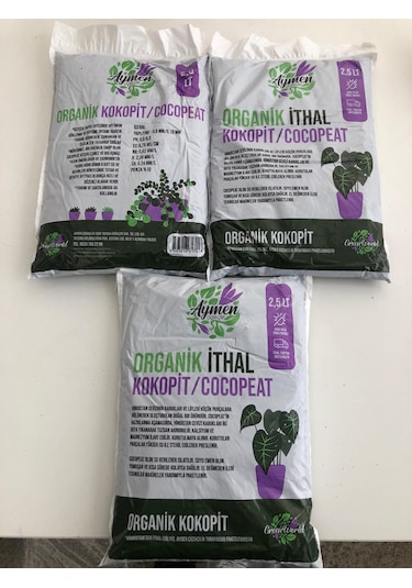 Çiçek-bitki Yetiştirme Toprağı Cocopeat Ponza 2.5 L 3 Adet