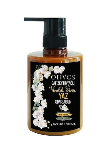 Olivos Zeytinyağlı Vivaldi Serisi Yaz Sıvı El Sabunu 500 ML