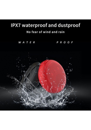Kablosuz Taşınabilir Bluetooth Hoparlör: Ipx7 Suya Dayanıklı, Mikrofonlu, Usb Şarj Edilebilir, 5w Ses Gücü