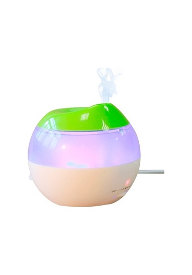 Dancemonkey Mini Kırmızı Göstergeli Usb Hava Nemlendirici, Buhar Miktarı Düzenleme Anahtarı Beyaz + Yeşil