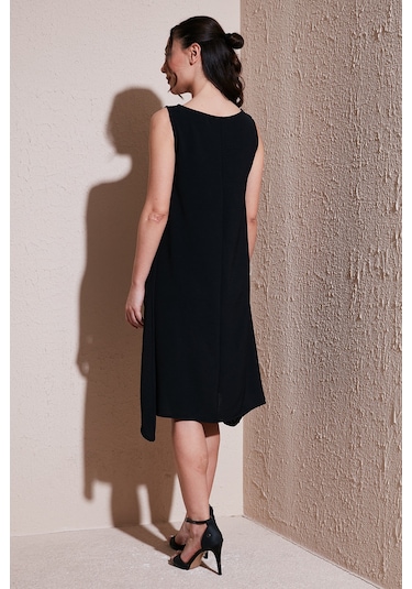 Fashion Friends Bayan Elbise 25y0630k1 Siyah Siyah Fashion Friends Bayan Elbise 25y0630k1 Siyah Siyah