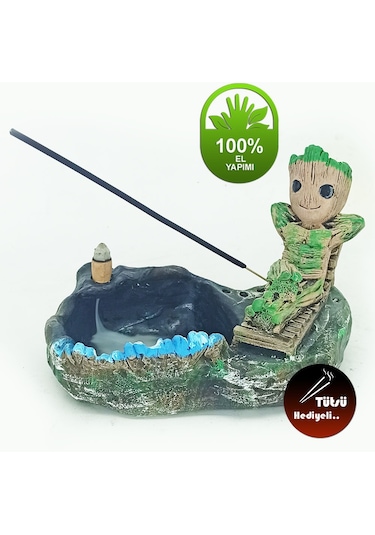 I Am Groot Geri Akış Ve Çubuk Tütsülük Tasarım