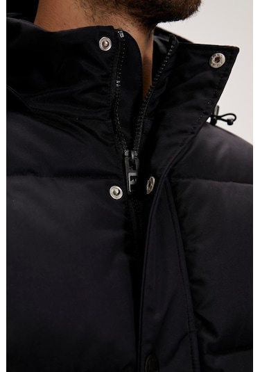 Bad Bear Colonel Puffer Coat Erkek Kaban Siyah S-Xxl 001