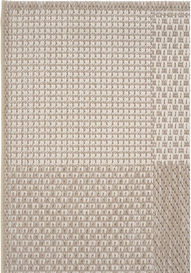 Cool Halı Grande 01 Bej Balkon Kilimi Dama Desen Halı Yolluk İnce Antre Kaymaz Tabanlı Mutfak Kilimi