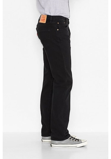 Levi's 501 Original Erkek Jean Siyah Kot Pantolon - A7735-0019